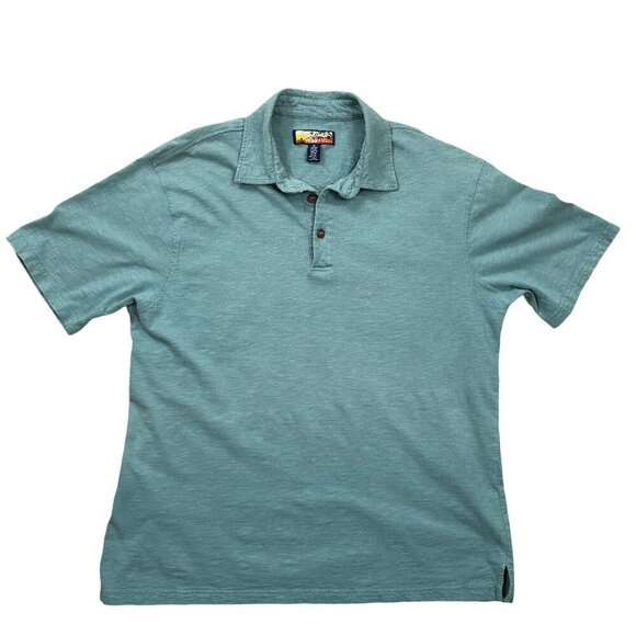 Havana Jack's Cafe Men's Turquoise Cotton Polo Tee T-shirt Size XL - Picture 1 of 9